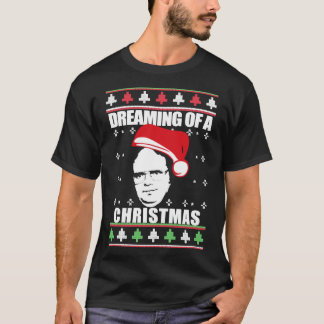 I&x27;M SPRECHEN EINES DWIGHT CHRISTMAS Ugly Xmas T-Shirt