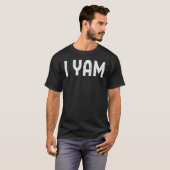 I Yam Matching Paares Halloween Erntedank Ihm T-Shirt (Vorne ganz)