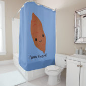 I Yam Sweet Niedlich kawaii Sweet Potato Duschvorhang (Beispiel)
