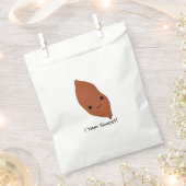 I Yam Sweet Niedlich kawaii Sweet Potato Geschenktütchen (Ausgeschnitten)