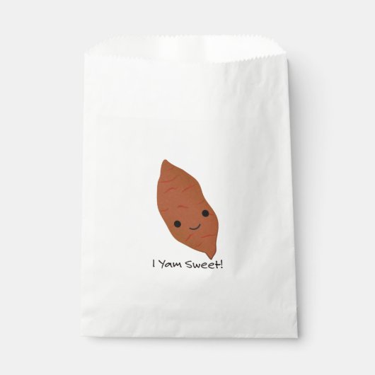 I Yam Sweet Niedlich kawaii Sweet Potato Geschenktütchen (Vorderseite)