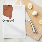I Yam Sweet Niedlich kawaii Sweet Potato Geschirrtuch (Viertel Falte)