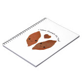 I Yam Sweet Niedlich Sweet Potato Notizblock (Linke Seite)