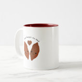 I Yam Sweet Niedlich Sweet Potato Zweifarbige Tasse (Vorderseite Links)