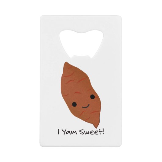 I Yam Sweet Potato Geldbeutel Flaschenöffner (Vorderseite)