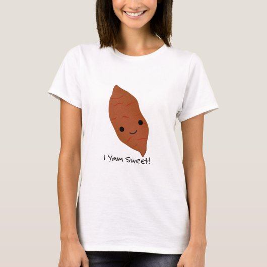 I Yam Sweet Potato T-Shirt (Vorderseite)