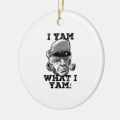 I Yam Was ich Yam Classic Meme Design Keramik Ornament (Links)