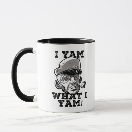 I Yam Was ich Yam Classic Meme Design Tasse (Links)