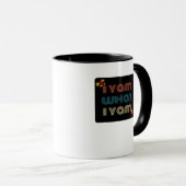 I Yam Was ich Yam Funny Fall Design Classic Meme Q Tasse (VorderseiteRechts)