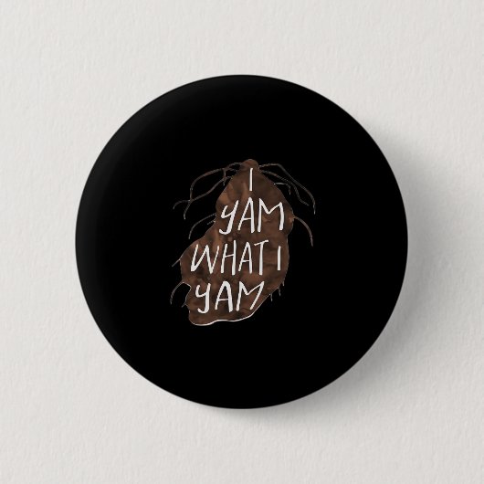 I Yam Was ich Yam - Pueble Design Button (Vorderseite)
