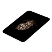 I Yam Was ich Yam - Pueble Design Magnet (Linke Seite)