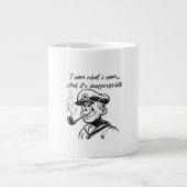 I Yam, was ich Yam und unangemessene klassische Sl Jumbo-Tasse (Vorderseite)