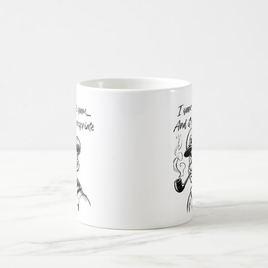 I Yam, was ich Yam und unangemessene klassische Sl Kaffeetasse (Mittel)