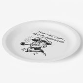 I Yam, was ich Yam und unangemessene klassische Sl Pappteller (Schrägansicht)