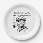 I Yam, was ich Yam und unangemessene klassische Sl Pappteller (Vorderseite)