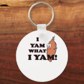 I Yam What I Yam - Classic Funny Meme Schlüsselanhänger (Vorderseite)