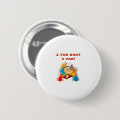 I Yam What I Yam Classic Sloth Trendy Button (Vorne & Hinten)