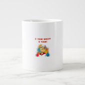 I Yam What I Yam Classic Sloth Trendy Jumbo-Tasse (Vorderseite)