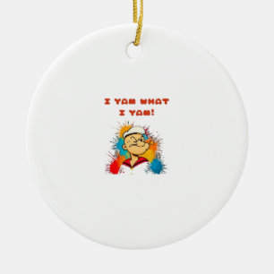 I Yam What I Yam Classic Sloth Trendy Keramik Ornament