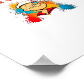 I Yam What I Yam Classic Sloth Trendy Poster (Ecke)