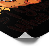 I Yam What I Yam Clic Thanksgiving Yam With Hat Lo Poster (Ecke)