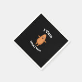 I Yam What I Yam - Dancing Sweet Potato Thanksgivi Serviette (Ecke)