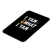 I Yam What I Yam Design - Sweet Potato Lover Desig Magnet (Linke Seite)