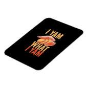I Yam What I Yam Funny Erntedank Sweet Potato J Magnet (Linke Seite)