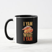 I Yam What I Yam Funny Erntedank Sweet Potato J Tasse (Links)