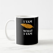 I Yam What I Yam - Funny Potato Sarcasm Pub Kaffeetasse (Links)