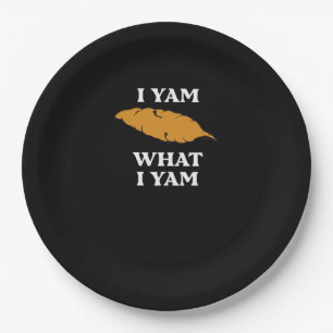 I Yam What I Yam - Funny Potato Sarcasm Pub Pappteller