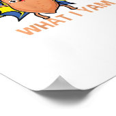 I Yam What I Yam Funny Sweet Potato Erntedank S Poster (Ecke)