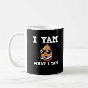 I Yam What I Yam Humour V-Neck Kaffeetasse