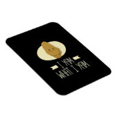 I Yam What I Yam - Sweet Potato Erntedank Magnet (Rechte Seite)