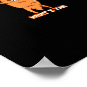 I Yam What I Yam Sweet Potato Erntedank Poster (Ecke)