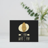 I Yam What I Yam Sweet Potato Erntedank Postkarte (Stehend Vorderseite)