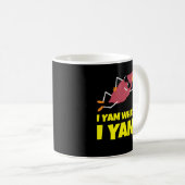 I Yam What I Yam Sweet Potato Erntedank Sloth D Kaffeetasse (VorderseiteRechts)