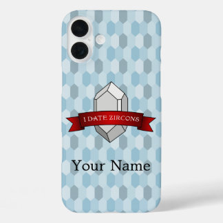I Zircons-Banner-Datum iPhone 16 Plus Hülle