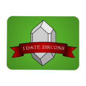 I Zircons-Banner-Datum Magnet (Horizontal)