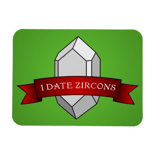 I Zircons-Banner-Datum Magnet (Horizontal)
