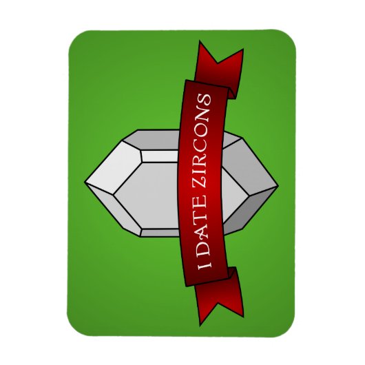 I Zircons-Banner-Datum Magnet (Vertikal)