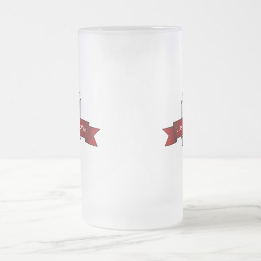 I Zircons-Banner-Datum Mattglas Bierglas (Mittel)