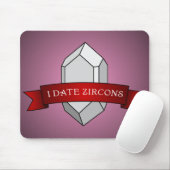 I Zircons-Banner-Datum Mousepad (Mit Mouse)