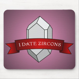 I Zircons-Banner-Datum Mousepad