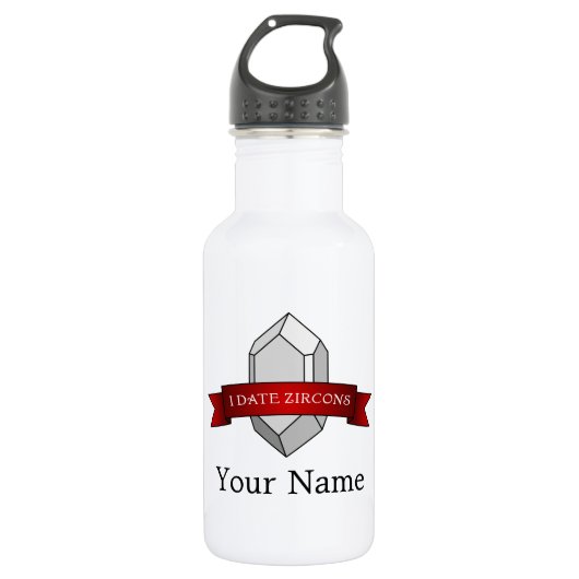 I Zircons-Banner-Datum Trinkflasche (Vorderseite)