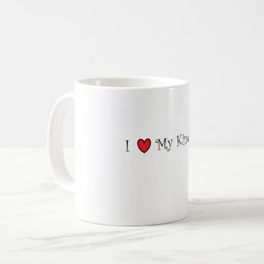 I zünden die meine Liebe an! Kaffeetasse (Vorderseite Links)