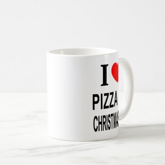 I Zza On Christmas Day I Love Zza On Christ Kaffeetasse (VorderseiteRechts)