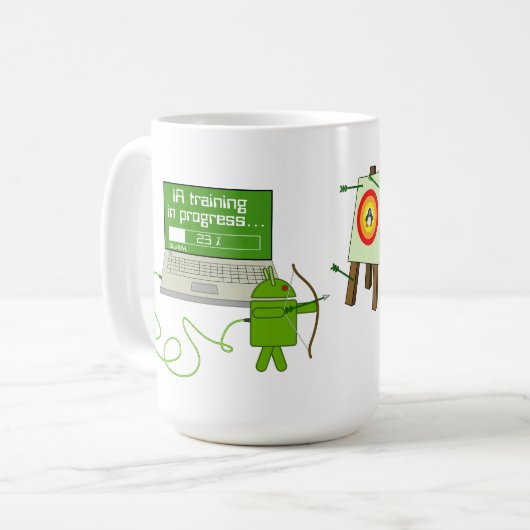 IA computer android linux windows apple Kaffeetasse (Vorderseite Links)