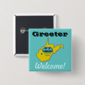 IAAP Greeter Abzeichen Button (Vorne & Hinten)