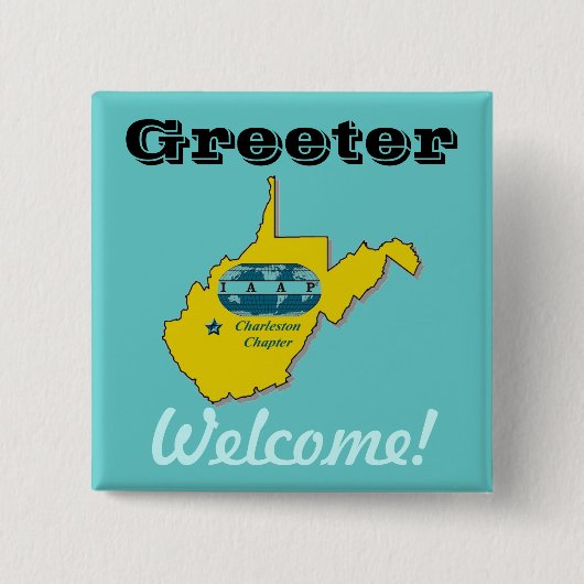 IAAP Greeter Abzeichen Button (Vorderseite)